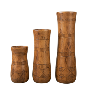 Savannah Wooden Vase