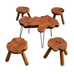 Timber Table Set