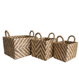 Chevron Basket - Rectangle