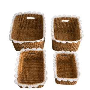 Daisy Rectangle Basket